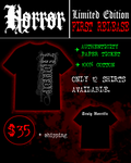 Limited-Edition Oversized "Truly Horrific" T-Shirt